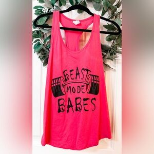 🔹 10/$25- Idea Next Level Beast Mode‎ Babes Tank